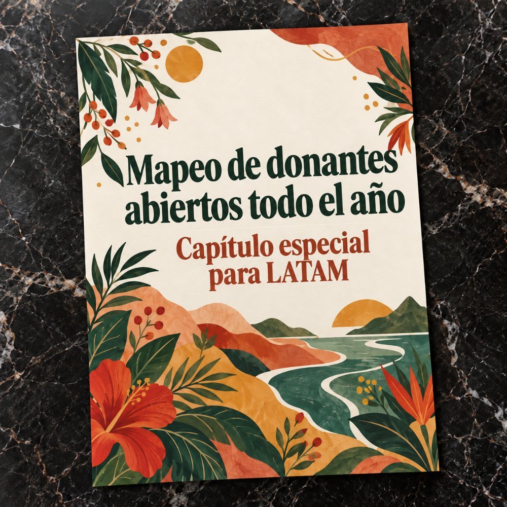 Portada del Mapeo de donantes